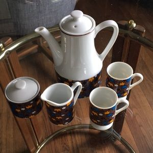 Adorable MCM tea set by Trimont made in Japan